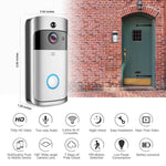 Interfon video inteligent, sistem sonerie smart cu camera video HD, night vision, microfon, detectia miscarii, aplicatie dedicata